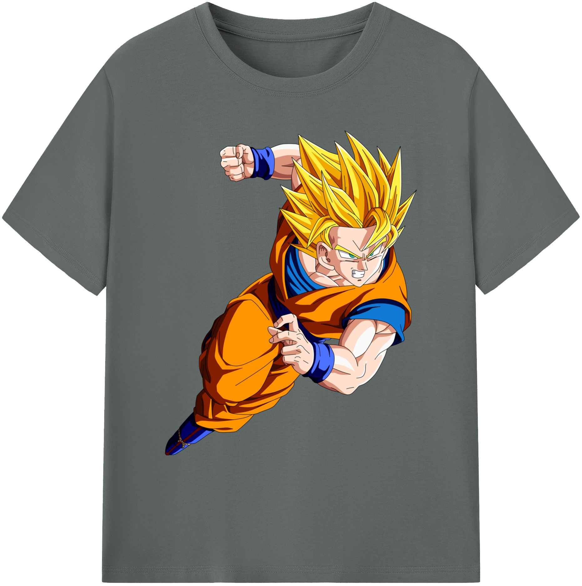 （画像用） ドラゴンボール 孫悟空（そん ごくう）Son Goku カカロット DRAGON BALL Kakarotto 綿100％ メンズ半袖Tシャツ｜肌触りやわらか＆通気性